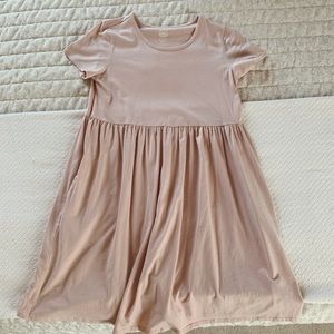 Light pink babydoll dress